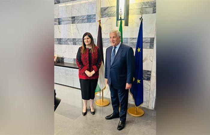 وزيرة الخارجية الفلسطينية تلتقي نظيرها الإيطالي وتؤكد أهمية الاعتراف بدولة فلسطين