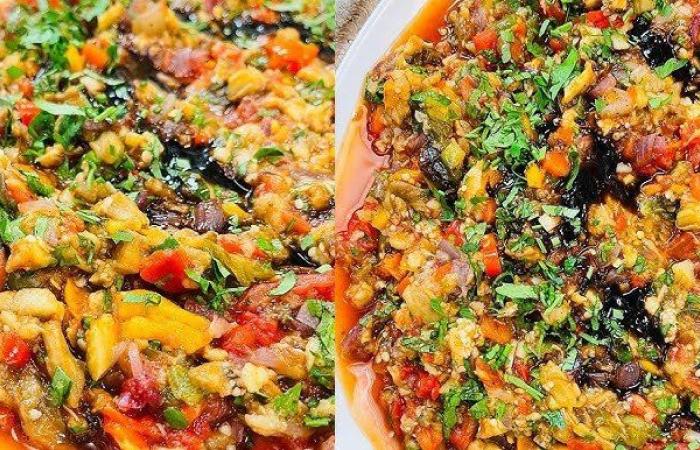 وصفة سهلة وسريعة.. طريقة عمل سلطة الباذنجان المشوية