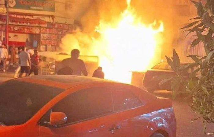 نشوب حريق هائل في فرن بشارع الحلو بطنطا والحماية المدنية تتدخل