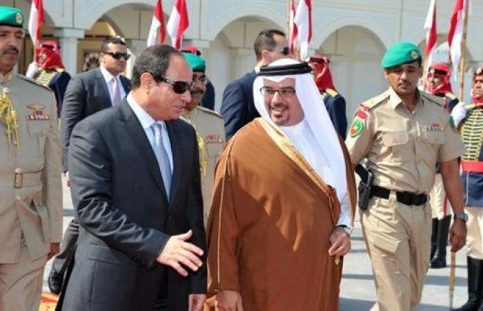 الرئيس السيسي وولي عهد البحرين يؤكدان رفضهما تهجير الشعب الفلسطيني من أرضه