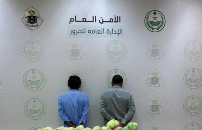 إحباط محاولة تهريب كمية من نبات القات المخدر بمنطقة عسير