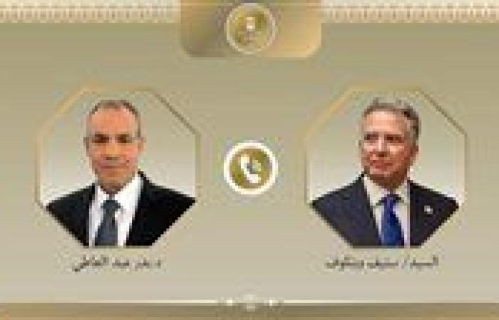 وزير الخارجية يبحث مع المبعوث الأمريكي جهود وقف إطلاق النار في غزة