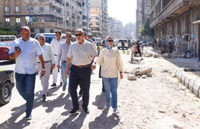 محافظ الإسكندرية: يتابع مشروع توسعة طريق الحرية بمرحلته الأولى