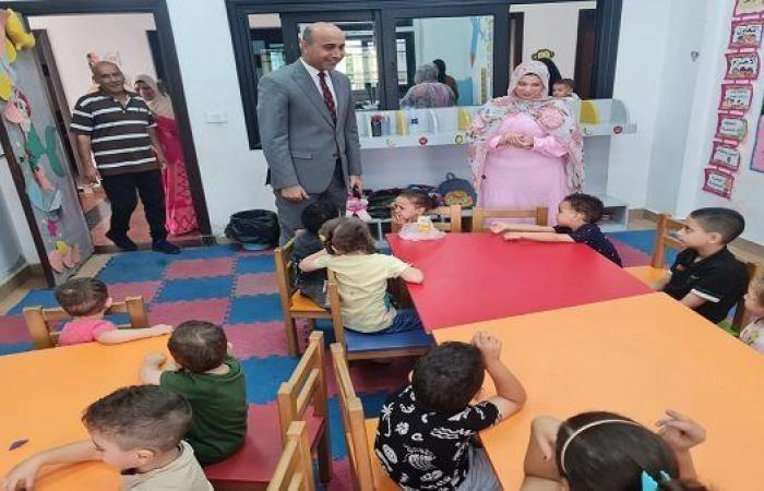 رئيس جامعة دمنهور يتفقد استعدادات كليتي الهندسة والتربية للطفولة المبكرة للعام الدراسي الجديد