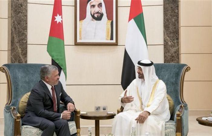 عاهل الأردن وولي عهد الإمارات يؤكدان دعم فلسطين ورفض أي إجراءات إسرائيلية تهدد استقرار المنطقة
