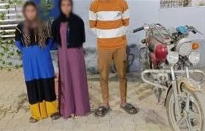الداخلية تضبط قائد دراجة نارية وفتاتين ظهروا في فيديو استعراضي بسوهاج