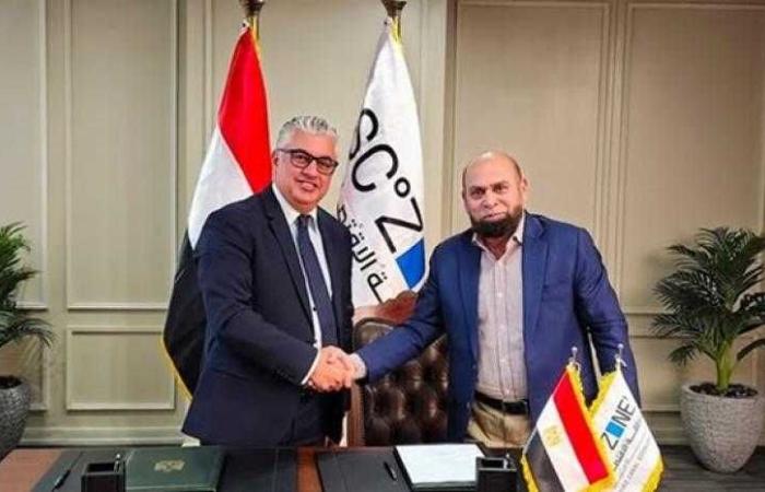رئيس اقتصادية قناة السويس يوقع عقد مشروع شركة “إنترلووب جروب” الباكستانية لصناعة الملابس الجاهزة
