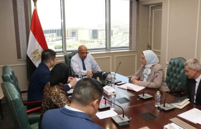 وزير الكهرباء يبحث مع شركة «صن ريف سولار» الصينية التعاون في تصنيع الخلايا الشمسية