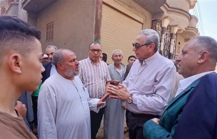محافظ الغربية يتابع تنفيذ أكبر قافلة طبية  بعزبة أبو وافي بالمحلة
