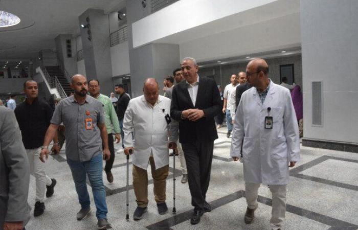 في جولة مفاجئة.. محافظ الغربية يتفقد مستشفى طنطا العام الجديد