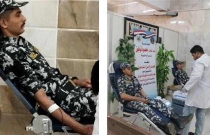 حملة للتبرع بالدم بمديرية أمن القاهرة
