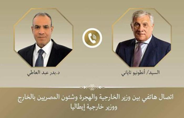 وزير الخارجية يتلقى اتصالا هاتفيا من نظيره الإيطالي لبحث تطورات حرب غزة