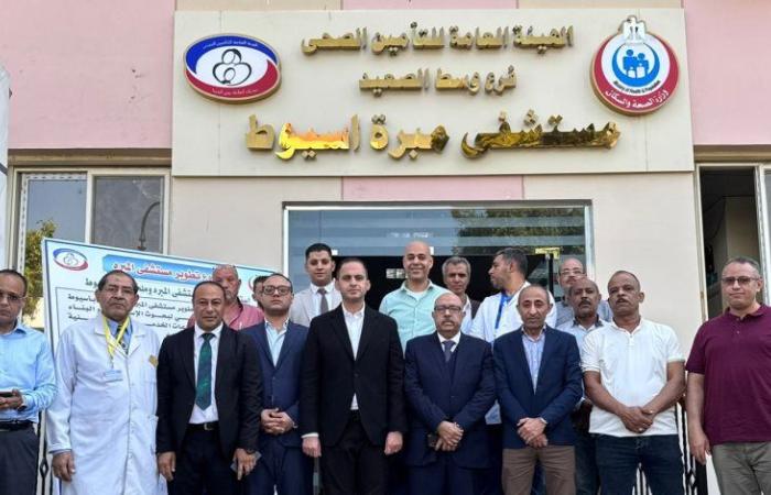 ‎ نائب وزير الصحة يتفقد مشروع تطوير مستشفى أبنوب المركزي ومستشفى المبرة للتأمين الصحي بأسيوط