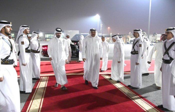 ولي العهد الكويتي يصل إلى دولة قطر في زيارة أخوية