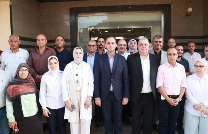 نائب وزير الصحة يتفقد مستشفى علاج الأورام بسمالوط والمركز الإقليمي لنقل الدم بالمنيا