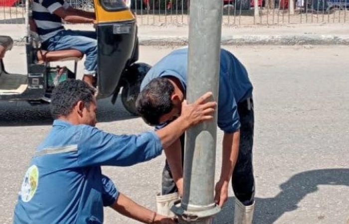 خطة متكاملة لصيانة وتطهير شبكات ومحطات الصرف الصحي بجميع أنحاء المحافظة