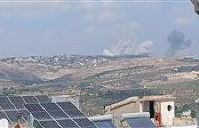 غارات إسرائيلية عنيفة على أطراف بلدة أنصار بجنوب لبنان
