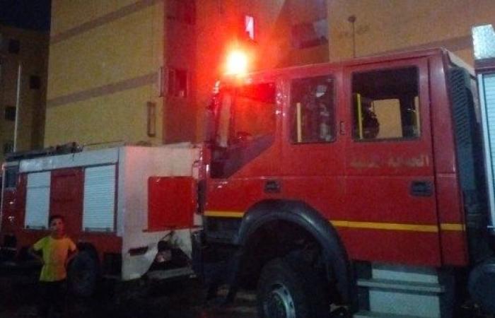 السيطرة على حريق في عقار بالتوفيقية بالسويس وإصابة 3 سيدات باختناق
