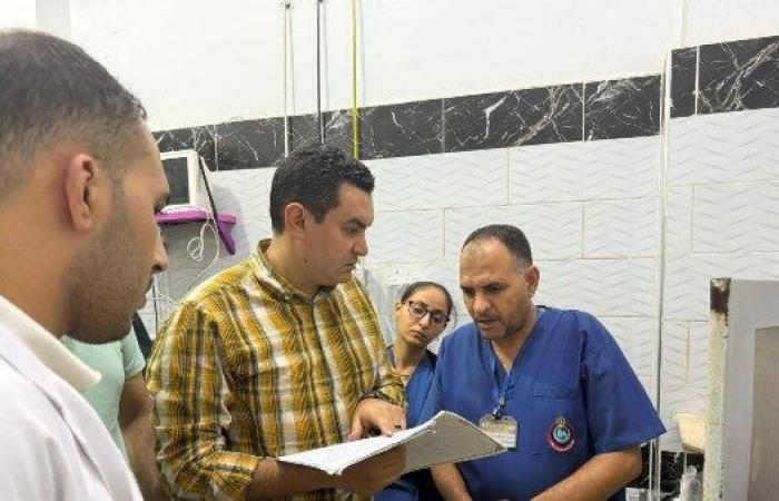 وكيل المديرية يتفقد مستشفى شبراخيت المركزي فجراً لمتابعة مستوى الخدمات الطبية