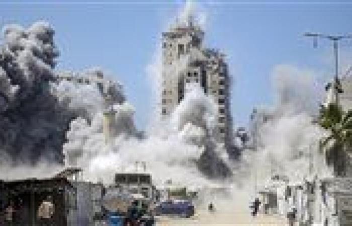 خبير عسكري يوضح أسباب هدم الاحتلال الاسرائيلي للأبراج السكنية في مدينة غزة