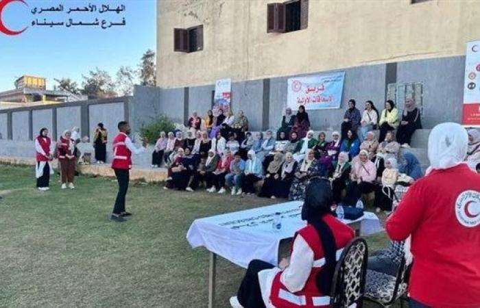 ندوة للهلال الأحمر بشمال سيناء في اليوم العالمي للإسعافات الاولية