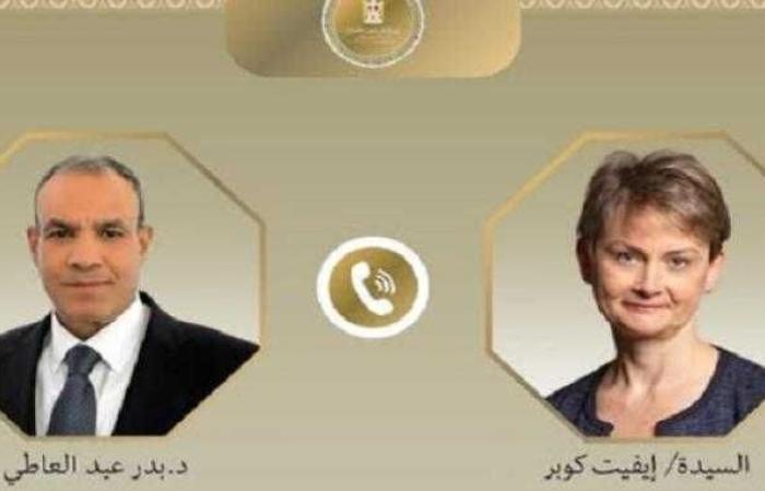 وزير الخارجية يبحث مع نظيرته البريطانية تطورات الأوضاع فى قطاع غزة