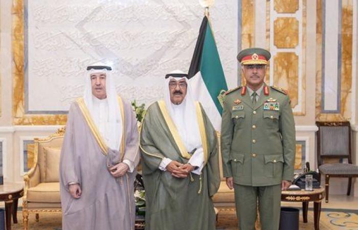 أمير الكويت يستقبل وكيل الحرس الوطني بمناسبة تعيينه بمنصبه الجديد