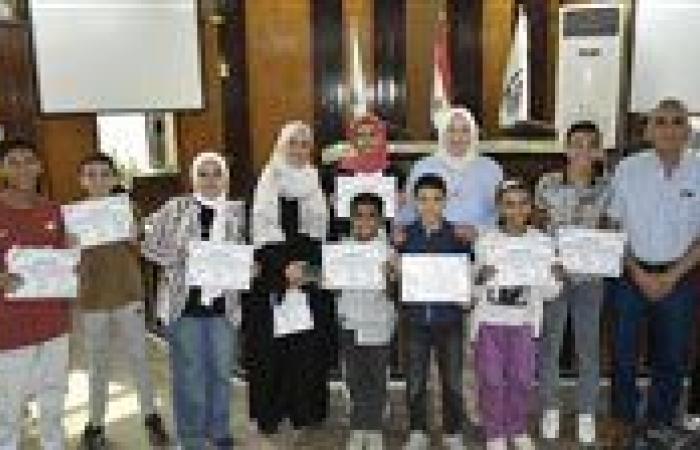 تكريم الفائزين في بطولة الشطرنج الكبرى ببنى سويف