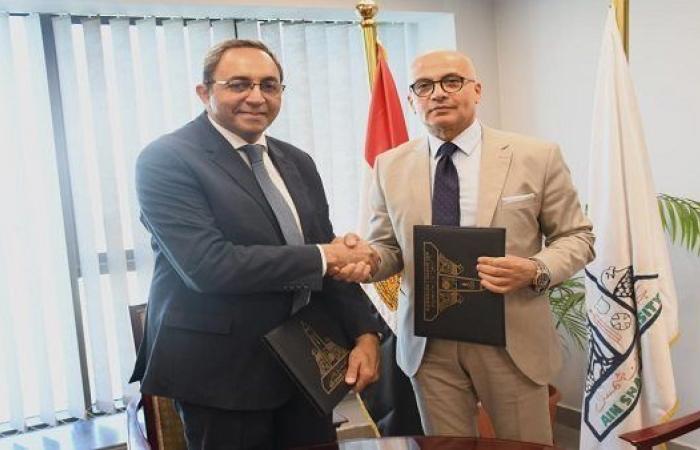 جامعة عين شمس توقع بروتوكول تعاون تنموي شامل مع قنا