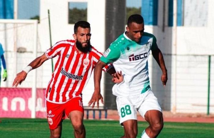 التعادل يحسم مباراة الدفاع الجديدي والكوديم