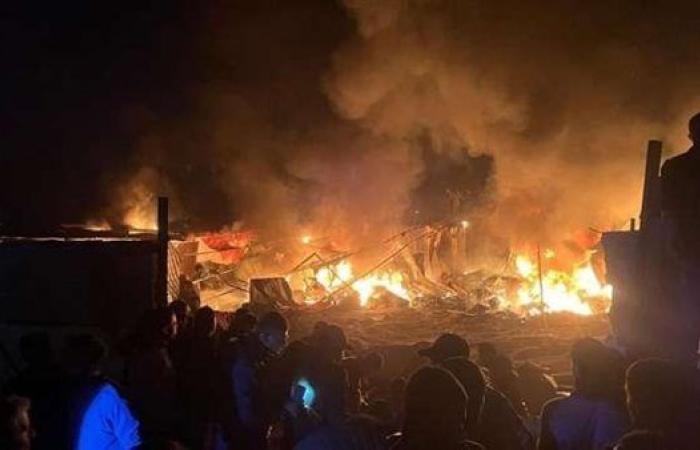 6 شهداء بينهم أطفال في غارة إسرائيلية على خيمة نازحين بغزة
