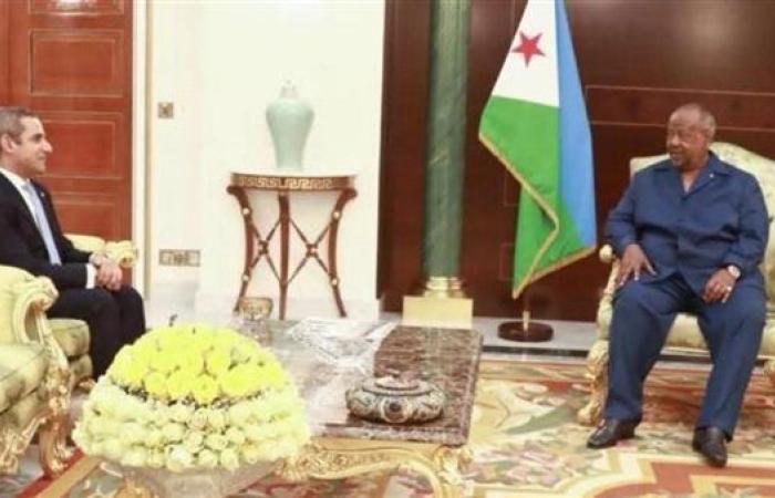 سفير مصر في جيبوتى يقدم أوراق اعتماده لرئيس الدولة