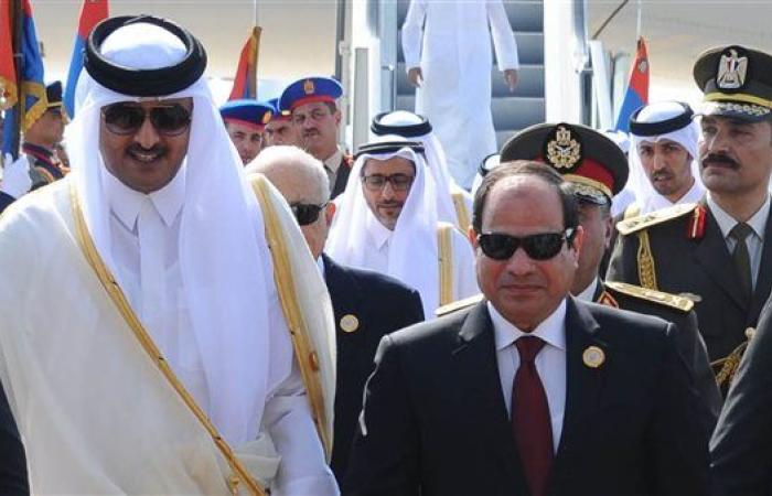 الرئيس السيسي يعزي الشيخ تميم والشعب القطري في ضحايا العدوان الإسرائيلي الغاشم على الدوحة
