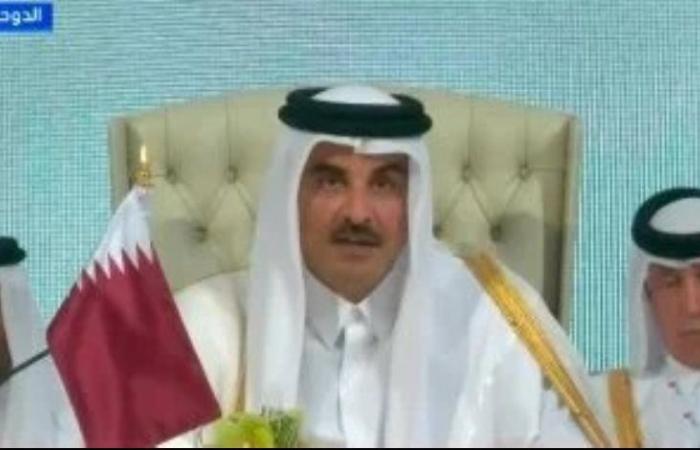 أمير قطر: القمة العربية الإسلامية الطارئة رسالة فى وجه إرهاب إسرائيل بحق المنطقة