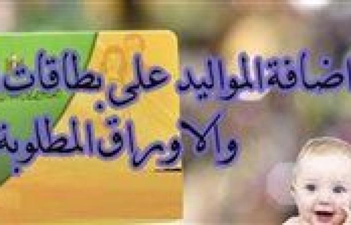 إضافة المواليد على بطاقة التموين.. الشروط والأوراق والمستندات المطلوبة