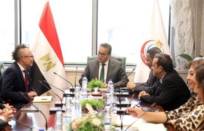 وزير الصحة يبحث مع نائب رئيس شركة “أليكسيون” ...