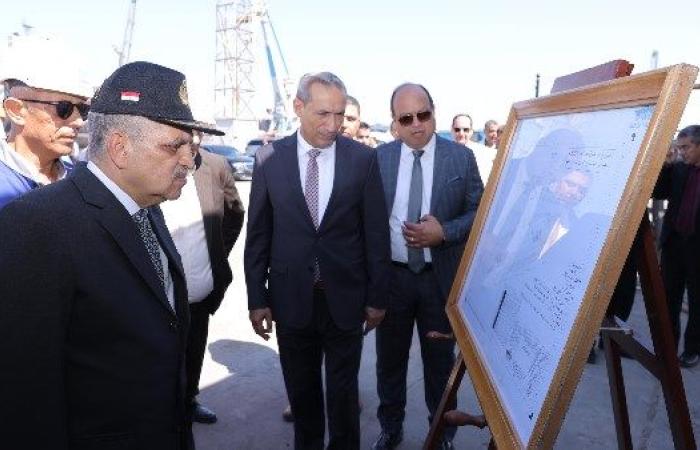 خلال جولته التفقدية بعدد من مواقع الهيئة ببورسعيد