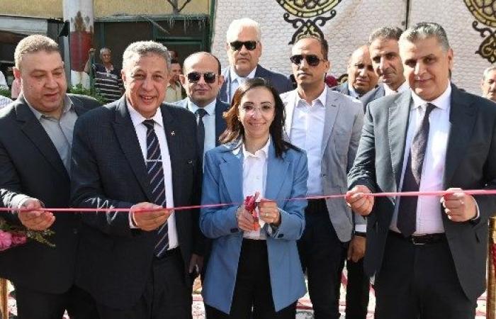محافظ البحيرة تفتتح معرض منتجات المدارس الفنية بمدرسة شوكت الزراعية بدمنهور