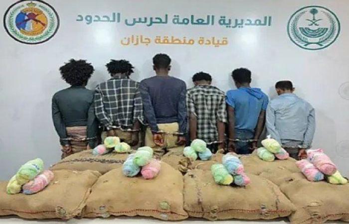 إحباط محاولة تهريب كمية من مادة الحشيش المخدر بمنطقة عسير