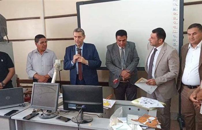 وكيل تعليم شمال سيناء يتفقد تدريب الرياضيات بإدارة بئر العبد