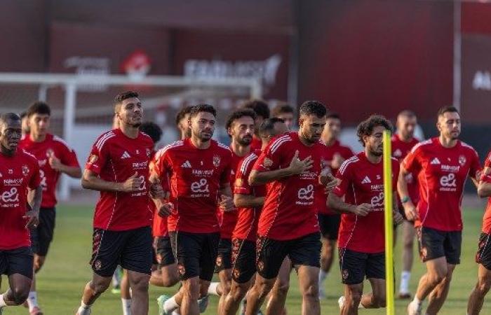 مشاركة عبد القادر.. تفاصيل مران الأهلي استعدادا للقاء سيراميكا كليواترا في دوي نايل