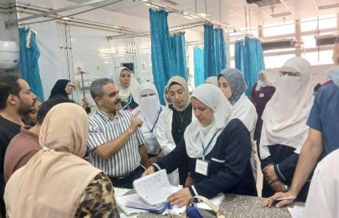 جولات مفاجئة لفرق الطب العلاجي على مستشفيات كفر الدوار لمتابعة مستوى الخدمات