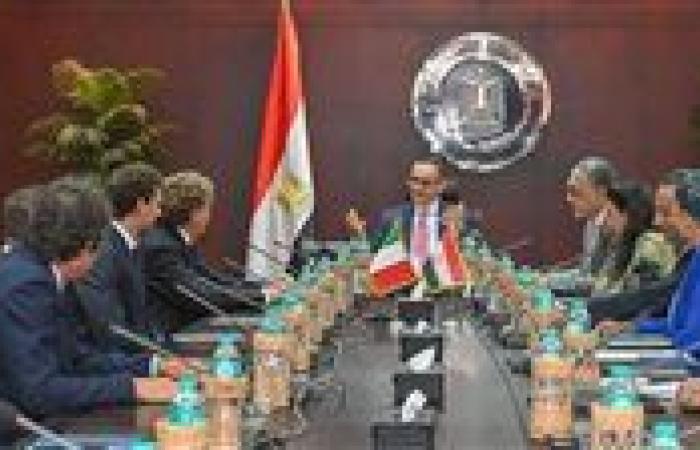 وزير الاستثمار يلتقى السفير الإيطالي بالقاهرة ووفد شركة تكنوكاب لبحث سبل تعزيز التعاون المشترك