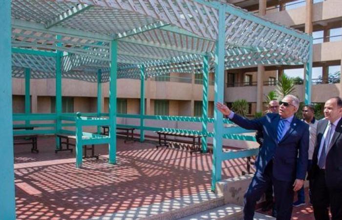 رئيس جامعة طنطا يتابع استعدادات المدن الجامعية لاستقبال الطلاب في العام الدراسي الجديد 2025-2026