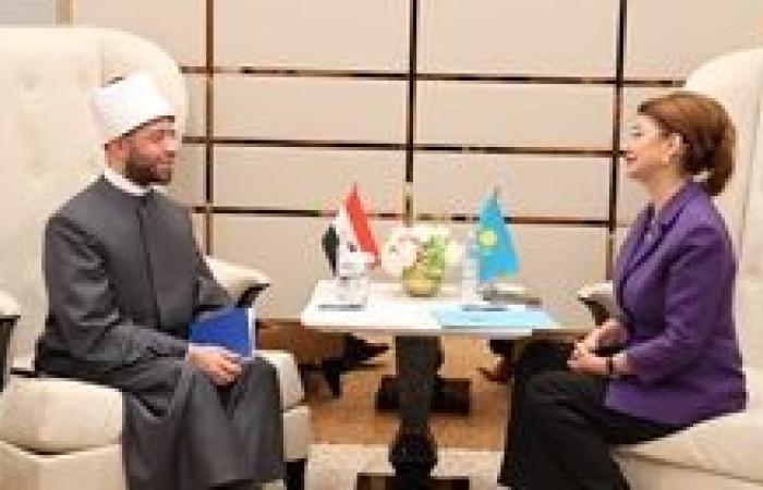 على هامش مؤتمر أستانا.. وزيرة الثقافة الكازاخية تستقبل وزير الأوقاف