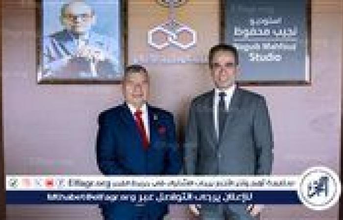 سفير فنزويلا يزور استديو نجيب محفوظ.. ويتحدّث عن مرور 75 عامًا على العلاقات مع مصر