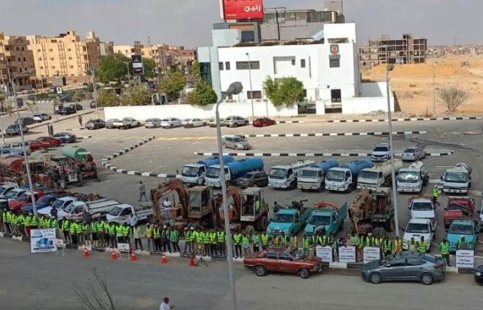 حملة نظافة شاملة بمنطقة الأردنية في العاشر من رمضان