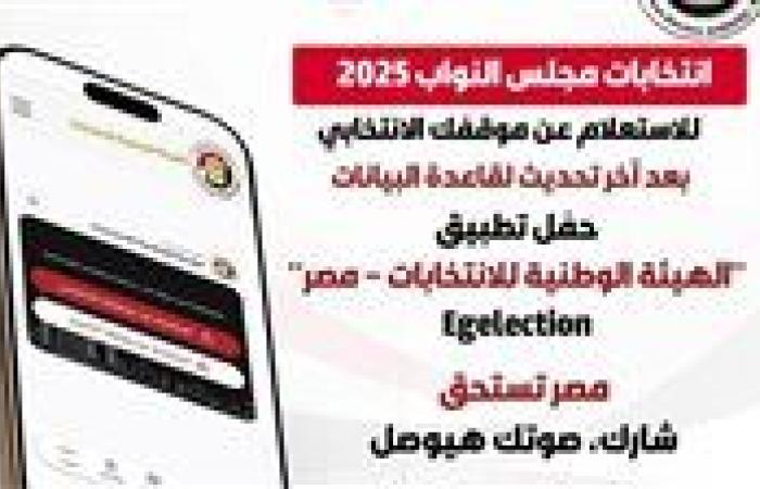 الهيئة الوطنية تروج لانتخابات مجلس النواب 2026: «مصر تستحق .. شارك صوتك هيوصل»