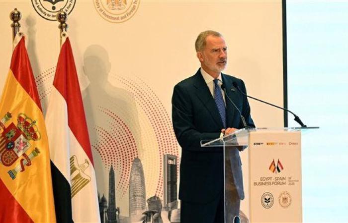 الملك فيليب السادس: شراكة إستراتيجية متينة بين مصر وإسبانيا تنعكس في استثمارات ومشروعات كبرى