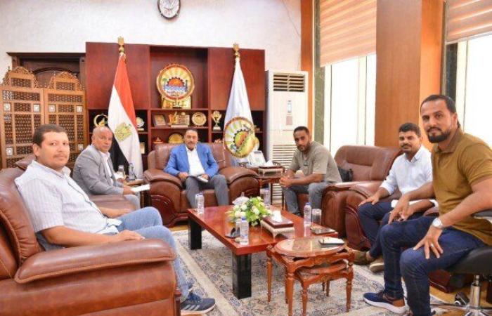 محافظ مطروح يناقش مع نقابة المهندسين تعزيز التعاون في ملفات التصالح والمعاينات الفنية